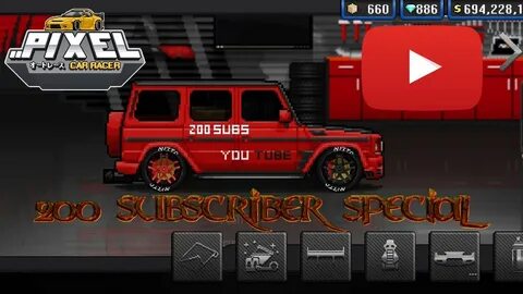 Pixel car racer - 200 SUBSCRIBER SPECIAL!!!!! - YouTube