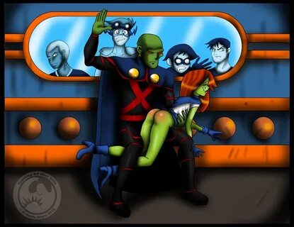 Comic-Images " Martian Manhunter & Miss Martian