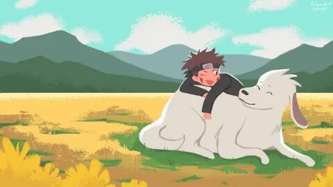 Kiba and Akamaru - Fan Art - Art Haven