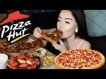 PIZZA HUT PIZZA, PASTA, WINGS MUKBANG - YouTube