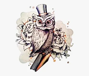 #owl #owls #tophat #books #cute #tatoo #tophats #hat - Owl W