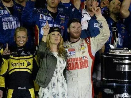 DAYTONA 500 WINNER 2014 CELEBRATES Dale jr, Dale earnhardt j