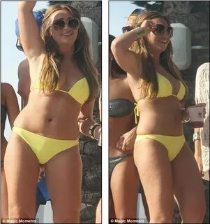 The Celebrities: Little Miss Sunshine: Lauren Goodger shows 