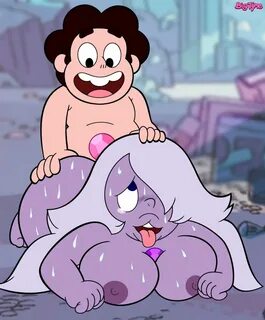 amethyst (steven universe)+steven quartz universe Hentai Jug