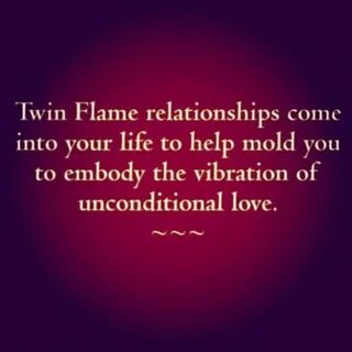 Twin Flame. Don't be surprised if your life falls apart when