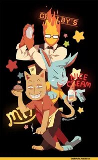 Undertale,фэндомы,Grillby,Undertale персонажи,Nice Cream Man