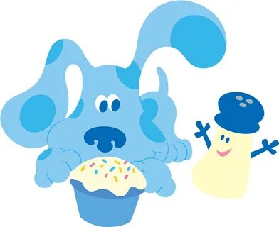 Blues Clues Mr Salt And Blue With Cupcake - Blue's Clues - (