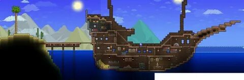 Terraria Pirate Ship by XploSlime7 on DeviantArt Terrarium, 