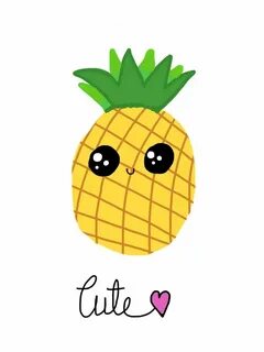 A cute pineapple ❤ 🍍 drawn by Tanvi Singh pinterest: @singht