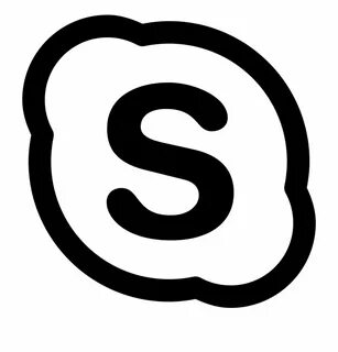 Skype Transparent Resume - Skype Icon Black And White Transp