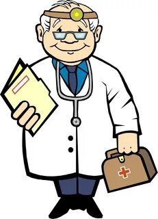 Banner Library Stock Free Content Physician Cartoon - Gp Cli