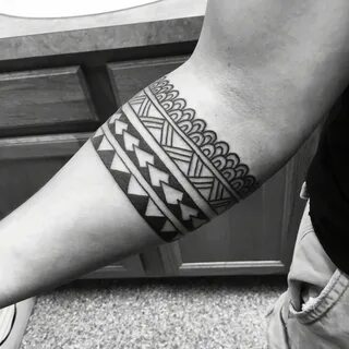 Tribal tattoo by Rachel #tattoo #tribal #men #armband Tribal