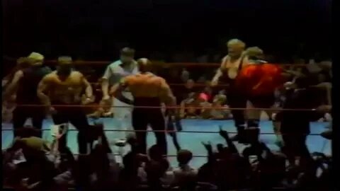 The Road Warriors VS Larry & Curt Hennig AWA Tag Titles 5/17