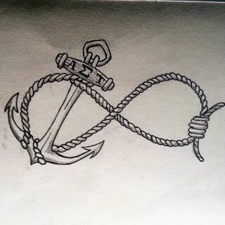 Anchor infinity tattoo Tetoválásötletek, Tetoválás és Horgon