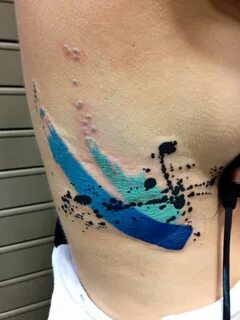 Paint splatter tattoo Paint splatter tattoo, Beautiful tatto