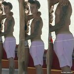 Justin Beiber Bared His Muscle Ass - Gay-Male-Celebs.com
