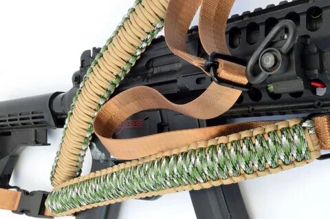 MULTICAM KHAKI - Single Point Tactical Paracord Rifle Gun Sl