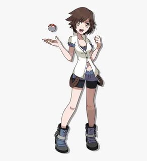 Girl Pokemon Trainer - Pokemon Trainer Girl Black Hair, HD P