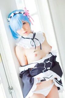 Rambunctious Rem Ero-Cosplay Maid in Heaven - Sankaku Comple