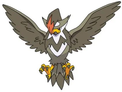 Staraptor by uraharataichou on DeviantArt Bird pokemon, Poke