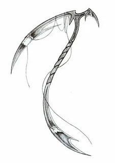 triple ended scythe - Google Search Drawings, Art sketches d