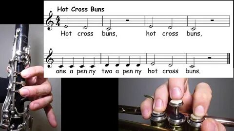 Hot Cross Buns for Trumpet and Clarinet - YouTube