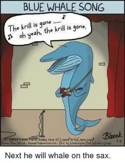 BLUE WHALE SONG the Krill Is One Krill Is Gone Oh Yea Books 