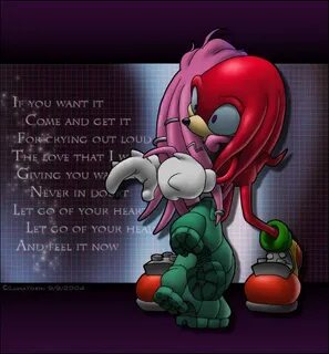 i want u - Knuckles Sonic and Shadow Girlfriends foto (21187