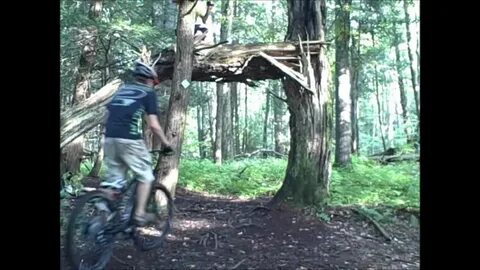 biking in sprague brook park - YouTube