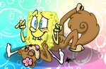 Spongebob Squarepants And Sandy Cheeks Spongebob Porn image 