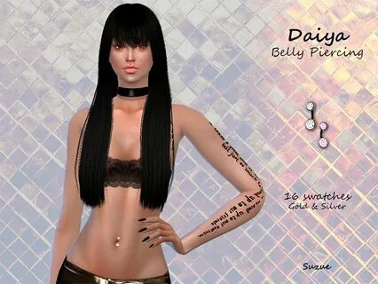 Sims 4 CC: Best Belly Rings & Belly Button Piercings - Fando