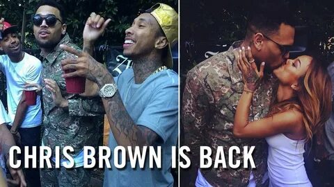 Big Sean, Tyga & More Welcome Home Chris Brown With A Party 