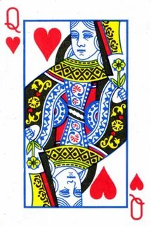 queen of hearts playing card clipart - image #2