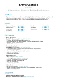 Office Admin Resume Example PDF Download - ResumeKraft