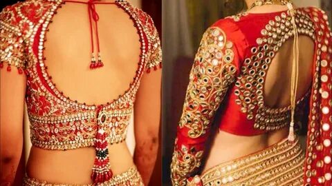 Different Types Of Blouse Back Designs For Brides Shaadi Bar