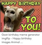 🐣 25+ Best Memes About Goat Birthday Goat Birthday Memes