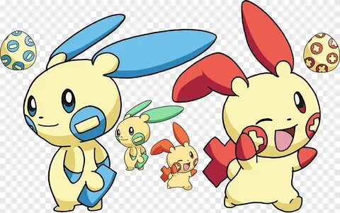 Pikachu Покемон X и Y Minun Plusle Pachirisu, пикачу, цветок