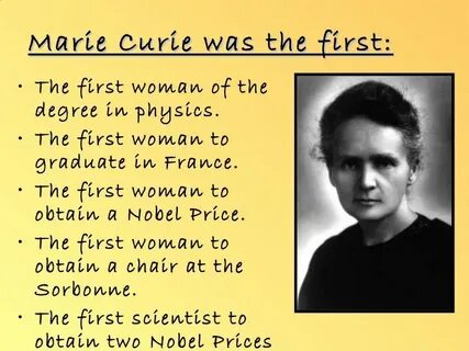 Marie Curie Biografi - Sketsa