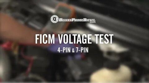 6.0L Power Stroke FICM Voltage Test; 4-pin and 7-pin - YouTu