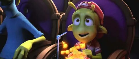 Slow Motion) Planet 51 - Funny kid with popcorn - YouTube