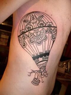 hot air balloon Air balloon tattoo, Balloon tattoo, Hot air 