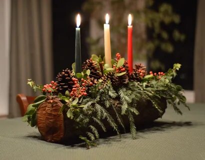 DIY Yule Log Tutorial Pagan christmas, Christmas yule log, Y