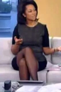 Harris Faulkner`s Legs and Feet in Tights