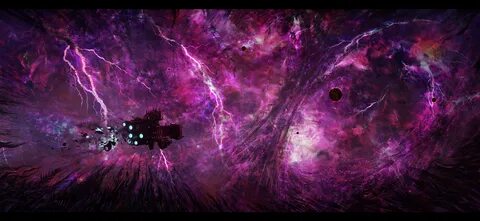 Purple, Space, Universe, Outer Space, Nebula resized by Ze R