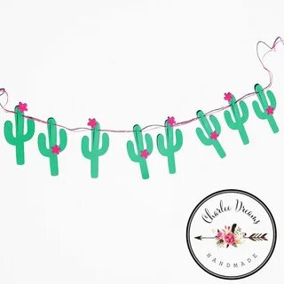 Cactus Garland // Cactus Banner // Cactus Party // Cactus De