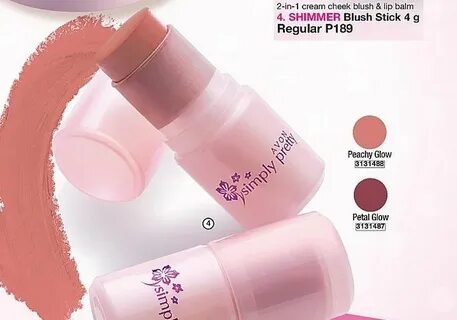 AVON SIMPLY PRETTY SHIMMER BLUSH STICK To order: (1) send a 