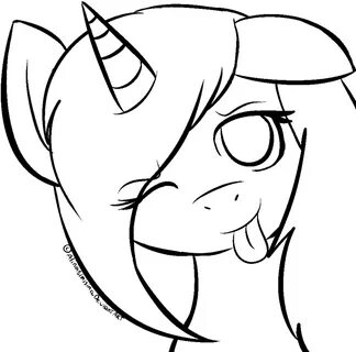 Jpg Library Download Acid Drawing Mouth - Mlp Base Tongue Ou