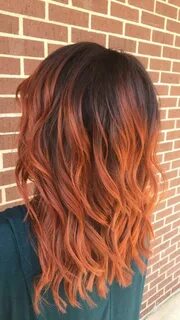 Pin by Zaytseva Valeria on Włosy Red balayage hair, Orange o