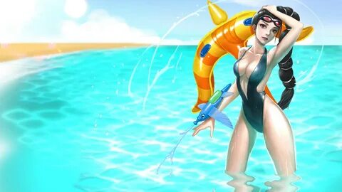 Pool Party Vayne Custom Skin LoLWallpapers