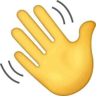 Waving Hand Emoji Free Download IOS Emojis Emoji Island